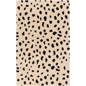 Livabliss Stella Khaki Black Handmade Rug - 72x48