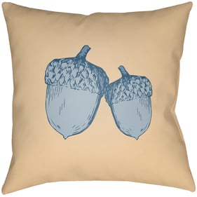 Livabliss Acorn Tan Khaki Accent Pillow Cover - 18x18