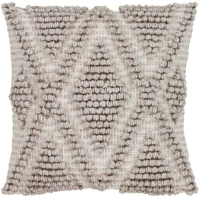 Livabliss Anders Taupe Light Beige Accent Pillow Cover - 18x18