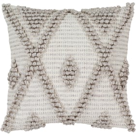 Livabliss Anders Light Beige Taupe Down Accent Pillow - 18x18