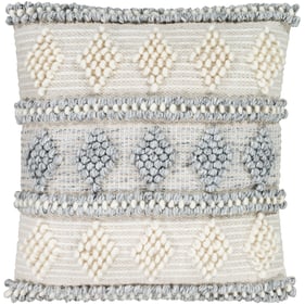 Livabliss Anders Cream Slate Light Beige Poly Accent Pillow - 22x22