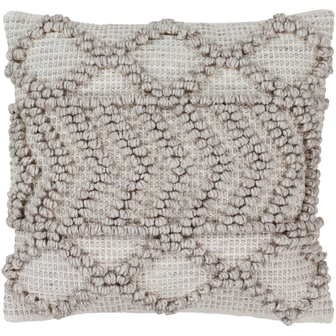 Livabliss Anders Taupe Light Beige Poly Pillow - 22x22 ADR007-2222P