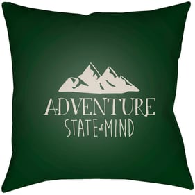 Livabliss Adventure III Green Accent Pillow Cover - 18x18