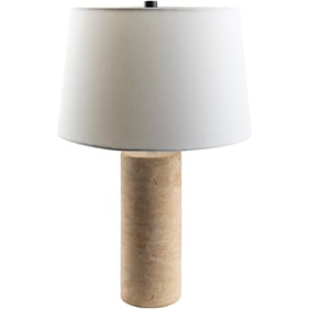 Livabliss Agate Beige White Black Accent Table Lamp