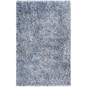 Livabliss Anaheim Denim Dark Blue Off White Handmade Rug - 90x60