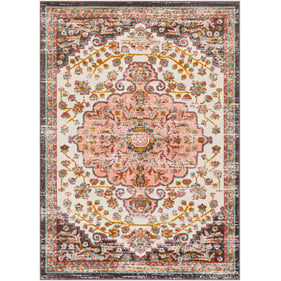 Livabliss Ankara Dusty Pink Rust Mustard Camel Off White Sky Blue Machine W...