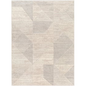 Livabliss Alder Taupe Tan Ivory Cream Light Slate Gray Machine Woven Rug - ...