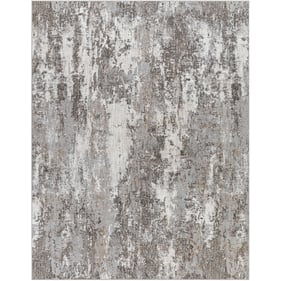 Livabliss Allegro Ivory Charcoal Tan Gray Machine Woven Rug - 120x94