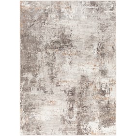 Livabliss Allegro Ivory Tan Charcoal Gray Machine Woven Rug - 84x63