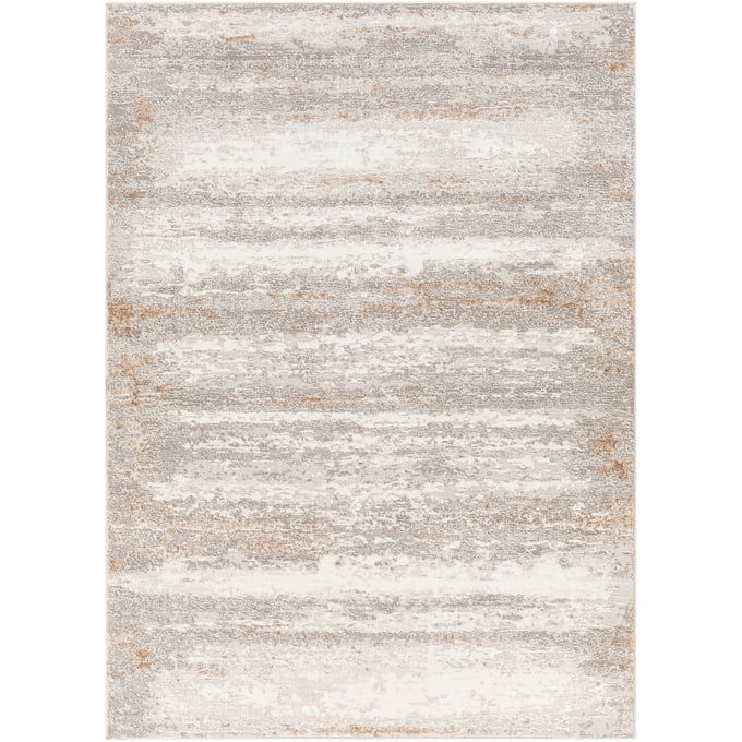 Livabliss Allegro Gray Ivory Tan Machine Woven Rug - 120x94 ALG2315-71010