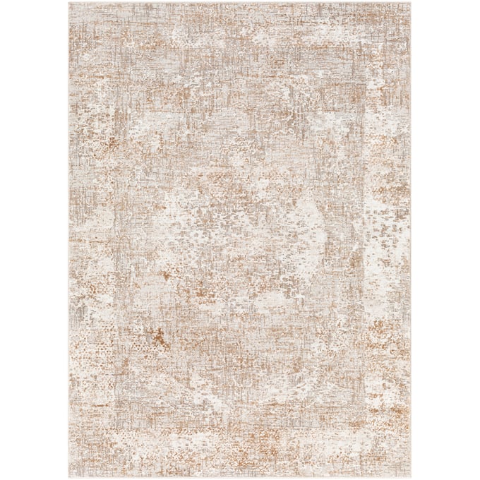 Livabliss Allegro Gray Tan Ivory Machine Woven Rug - 84x63 ALG2327-537