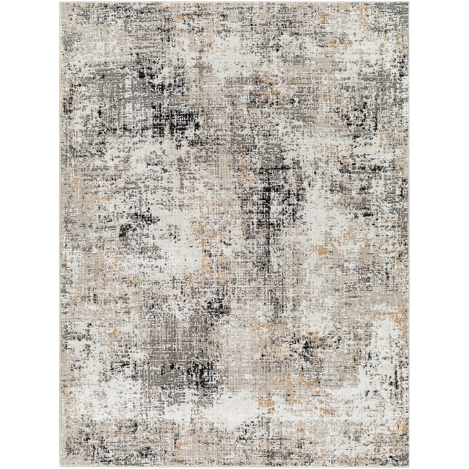 Livabliss Allegro Tan Ivory Light Beige Charcoal Mustard Machine Woven Rug - 120x94 ALG2357-71010