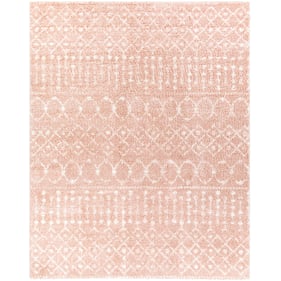 Livabliss Aliyah Shag Pink Blush Cream Machine Woven Rug - 120x94