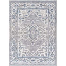 Livabliss Alamo Black Gray Navy Off White Machine Woven Rug - 120x94