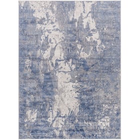 Livabliss Alamo Navy Charcoal Off White Gray Machine Woven Rug - 120x94