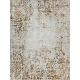 Livabliss Alpine Ivory Tan Gray Off White Charcoal Machine Woven Rug - 122x...