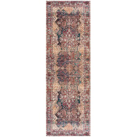 Livabliss Amelie Burnt Orange Mustard Olive Light Beige Machine Woven Rug -...