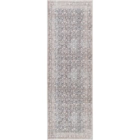 Livabliss Amelie Black Blush Dark Brown Cream Beige Machine Woven Rug - 94x...