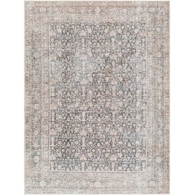 Livabliss Amelie Black Blush Dark Brown Cream Beige Machine Woven Rug - 35x...