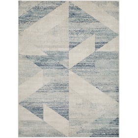 Livabliss Alpharetta Light Beige Blue Cream Dark Blue Machine Woven Rug - 1...