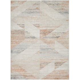 Livabliss Alpharetta Light Beige Cream Dusty Coral Medium Gray Machine Wove...