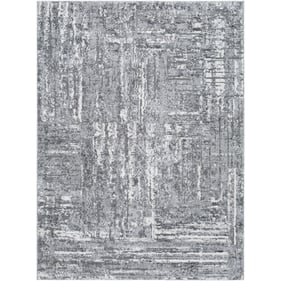 Livabliss Andorra Plus Metallic Silver Grey Machine Woven Rug - 120x94