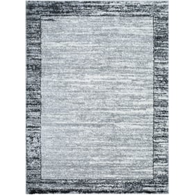 Livabliss Andorra Plus Slate Cream Charcoal Machine Woven Rug - 120x94