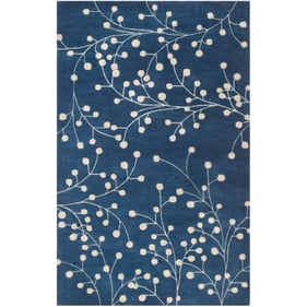 Livabliss Athena Ink Blue Tan Sage Seafoam Handmade Rug - 180x144