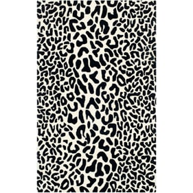 Livabliss Athena Black Butter Handmade Rug - 132x96