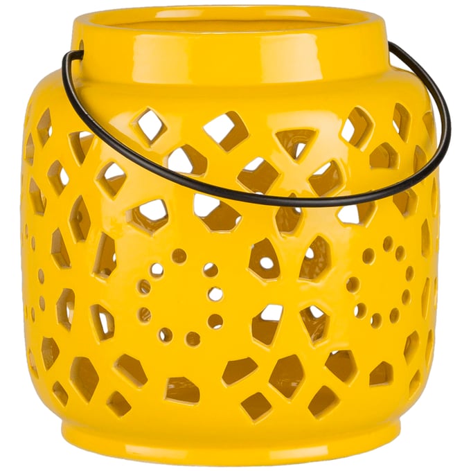 Livabliss Avery Mustard Small Lantern AVR924-S