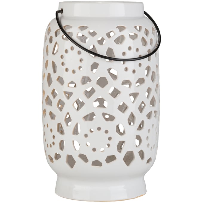 Livabliss Avery White Large Lantern AVR929-L