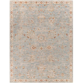 Livabliss Avant Garde Denim Rust Mustard Olive Light Gray Machine Woven Rug...