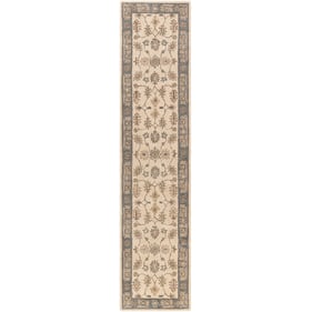 Livabliss Middleton Ivory Medium Gray Beige Handmade Rug - 120x27