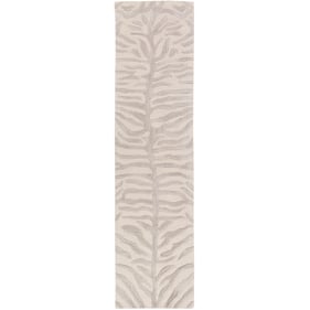 Livabliss Pollack Ivory Light Gray Handmade Rug - 96x24