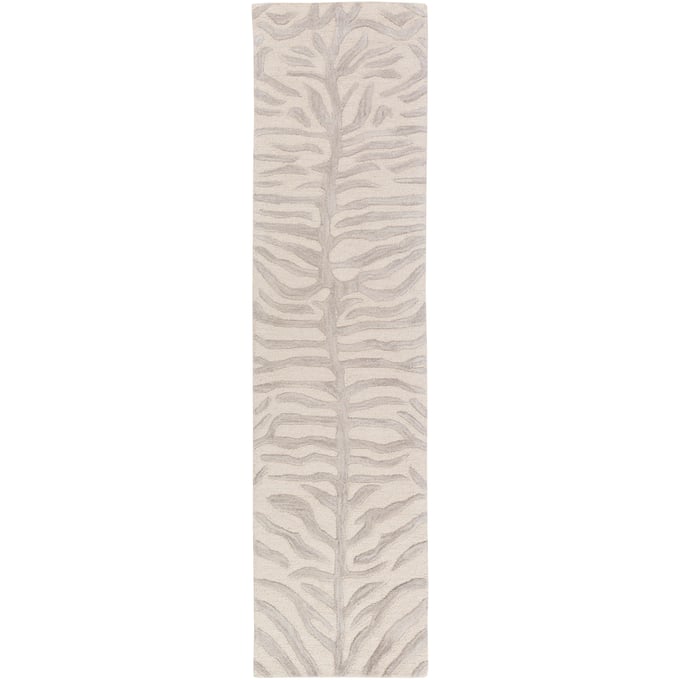 Livabliss Pollack Ivory Light Gray Handmade Rug - 96x24 AWPL2232-28