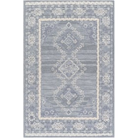 Livabliss Addyson Ivory Pale Blue Dusty Sage Handmade Rug - 36x24