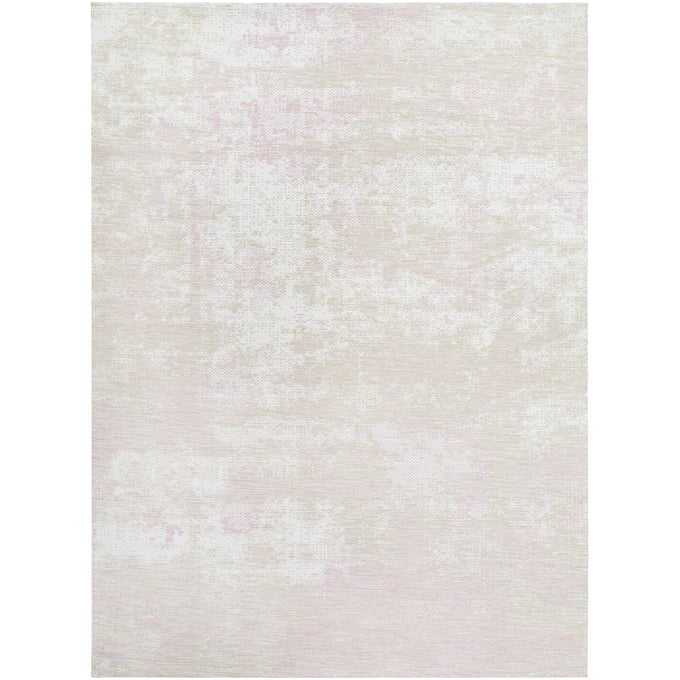 Livabliss Barbados Rectangle Light Beige Off White Mauve Machine Woven Rug - 84x62 BBD2303-527