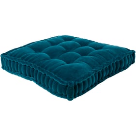 Livabliss Bauble Deep Teal Floor Pillow Cover - 24x24