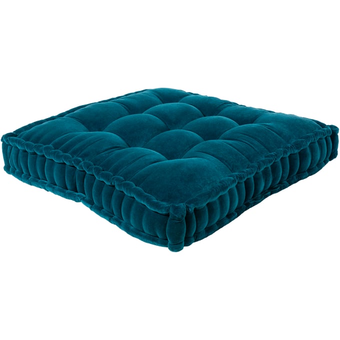 Livabliss Bauble Deep Teal Floor Pillow Cover - 30x30 BBL003-3030