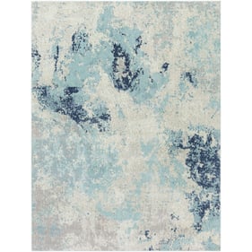 Livabliss Bodrum Ivory Light Slate Navy Pale Blue Machine Woven Rug - 120x9...