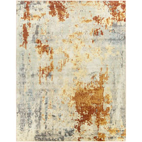 Livabliss Bodrum Ivory Rust Saffron Light Slate Charcoal Pale Blue Machine ...