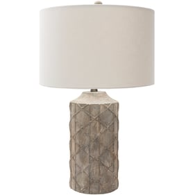 Livabliss Brenda Ivory Camel Accent Table Lamp