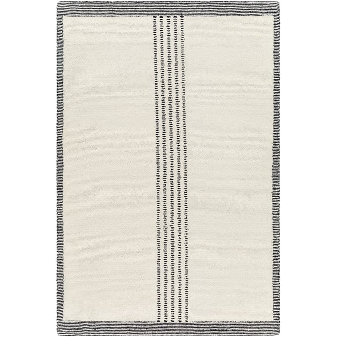 Livabliss Brook Black Butter Handmade Rug - 36x24 BKO2306-23