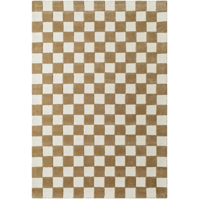 Livabliss Brook Cream Brown Handmade Rug - 36x24 BKO2355-23