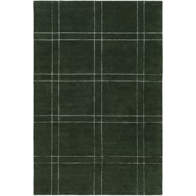 Livabliss Brook Dark Green Light Slate Handmade Rug - 36x24