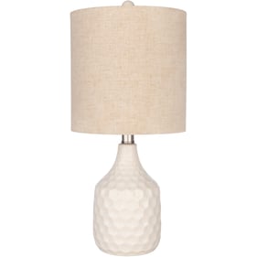 Livabliss Blakely White Ivory Accent Table Lamp