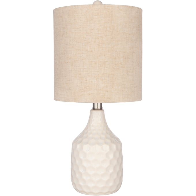 Livabliss Blakely White Ivory Accent Table Lamp BLA-552