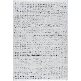 Livabliss Berlin Ivory Sage Dark Brown Machine Woven Rug - 108x79