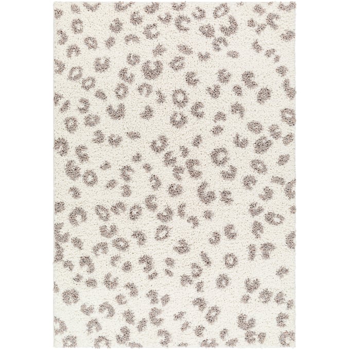 Livabliss Birmingham Ivory Dusty Coral Pale Blue Machine Woven Rug - 84x63 BMM2308-537