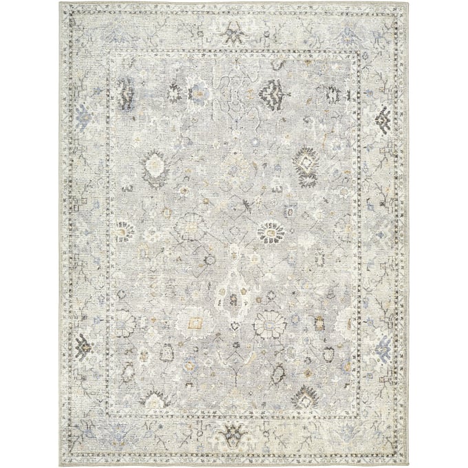 Livabliss Davina Medium Gray Light Beige Brown Denim White Becki Owens Area Rug BOCC2300-9212